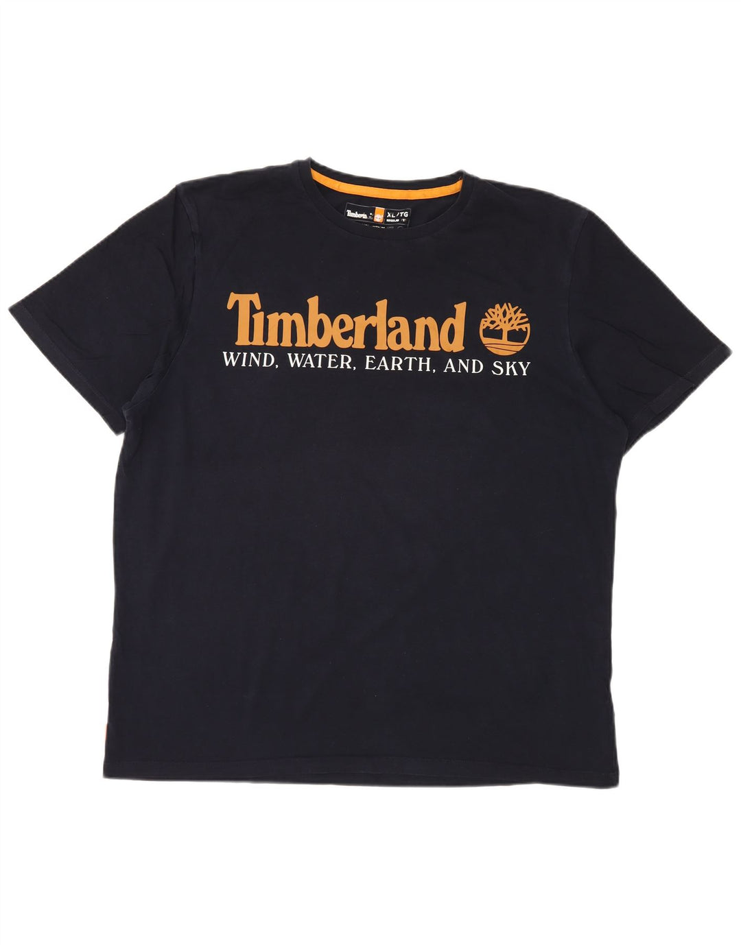 TIMBERLAND T-Shirt Graphique Coupe Regular Homme XL Bleu Marine
