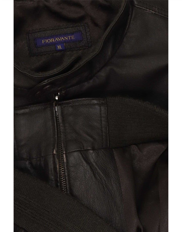 veste en cuir homme vintage UK 42 XL Marron
