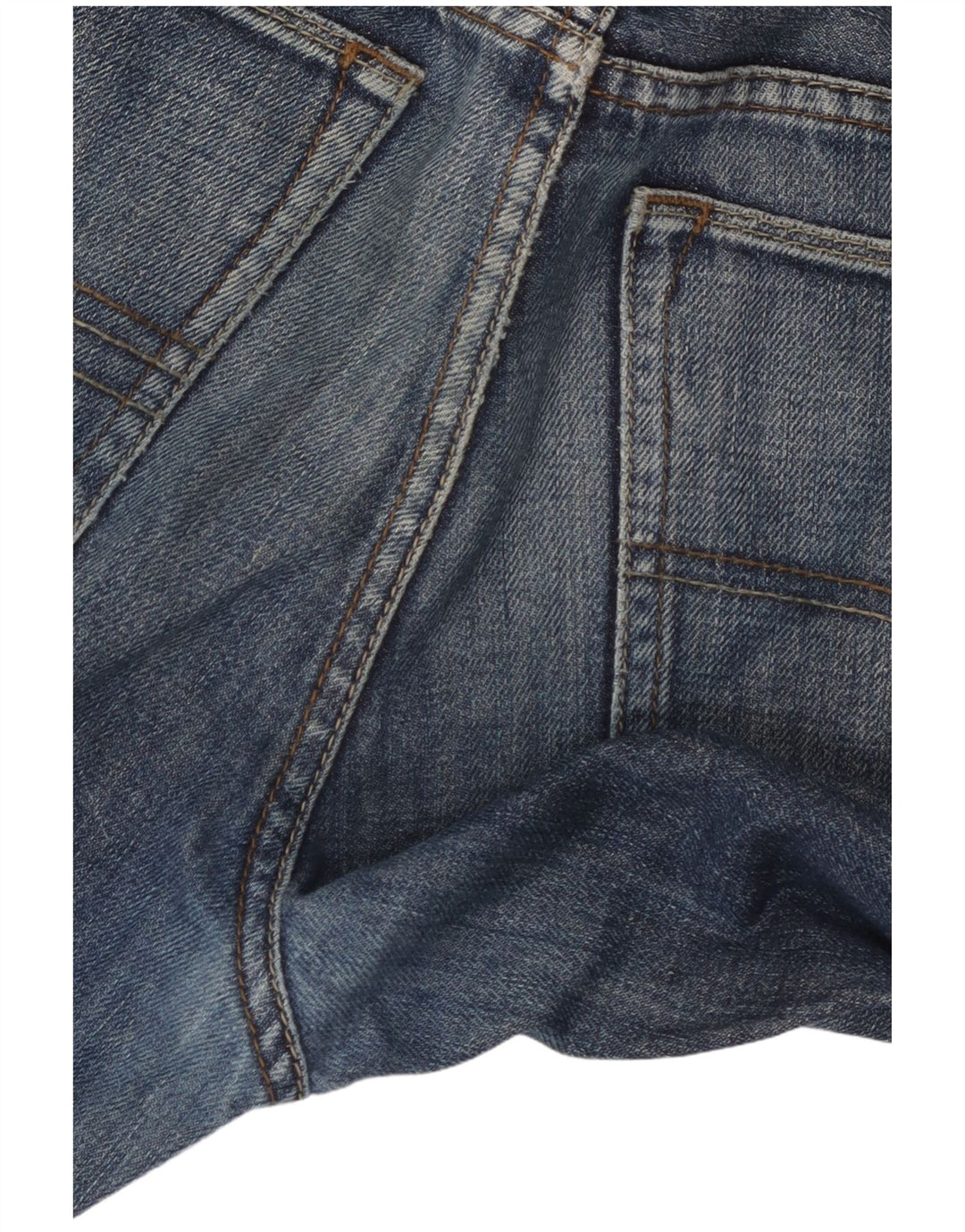 FAT FACE Jean Slim Femme W30 L29 Bleu Coton