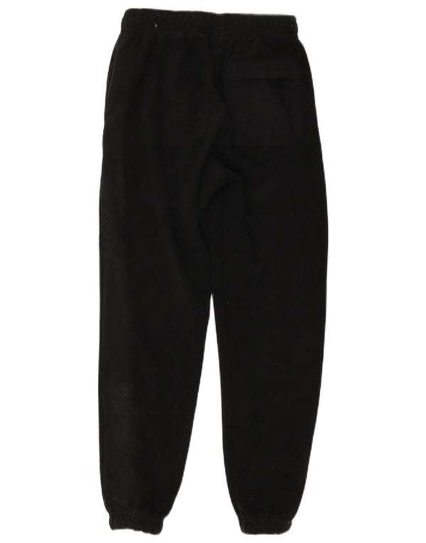 NIKE Pantalon de survêtement en polaire pour femme Joggers UK 6 XS Noir Polyester