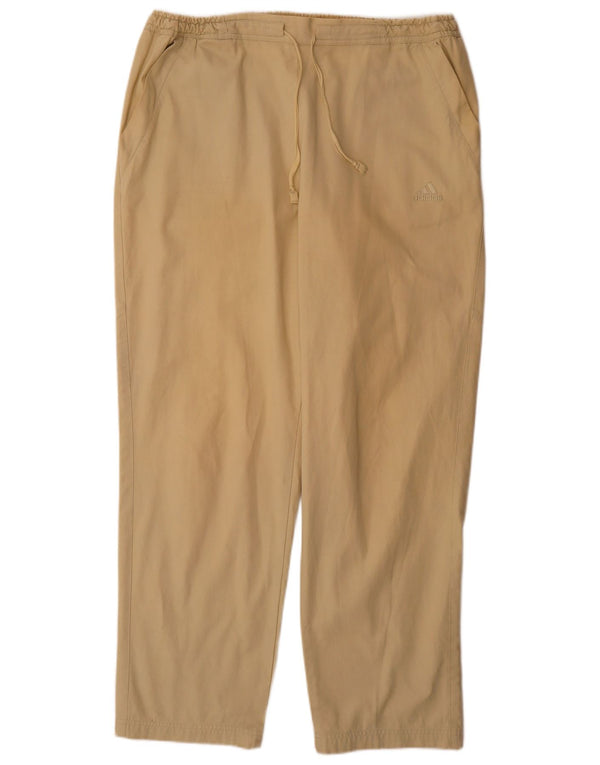 Adidas Pantalon Chino Droit Homme W40 L32 Beige Coton