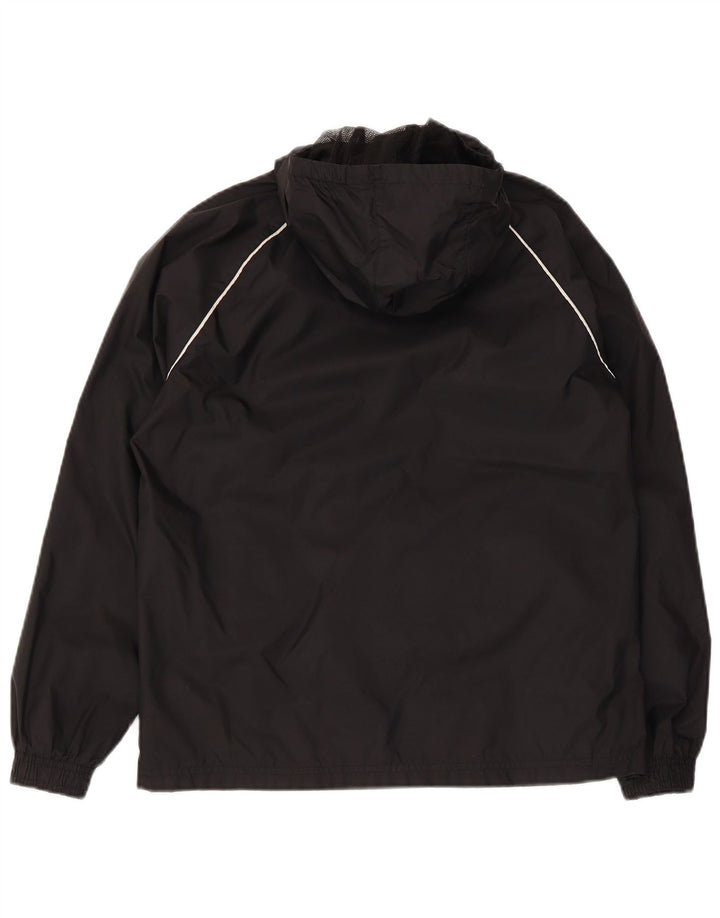 Adidas Veste de pluie à capuche garçon 11-12 ans Noir Polyester