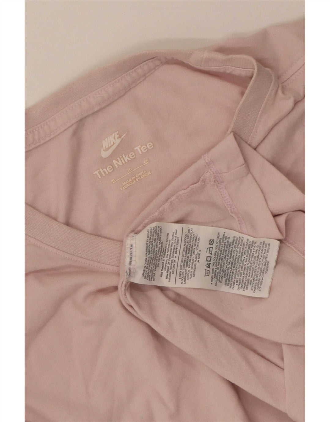 Nike T-Shirt Homme Haut XL Rose Coton