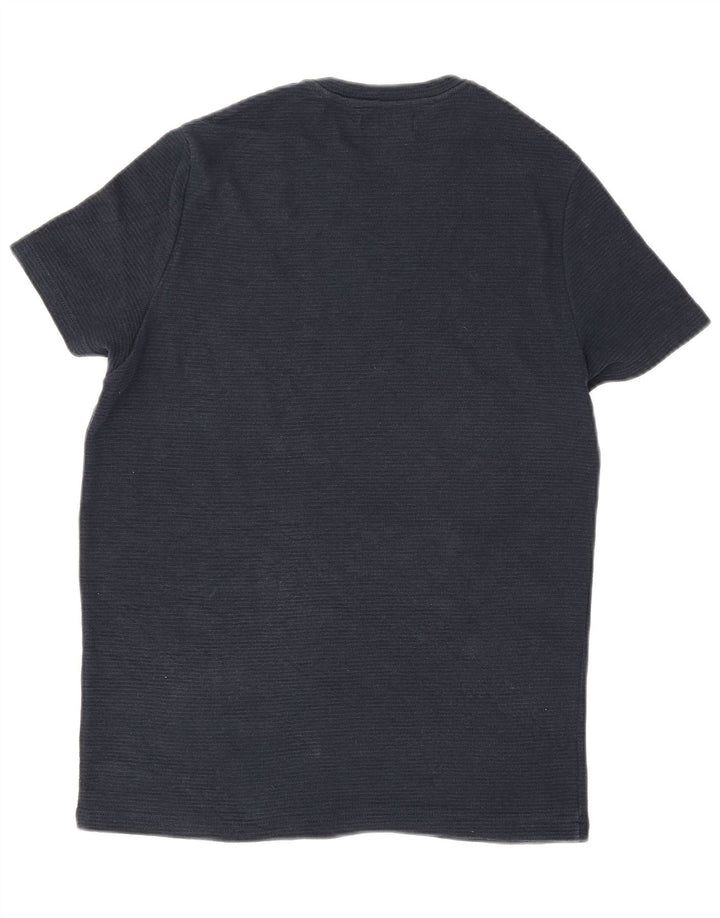 Zara T-Shirt Homme Haut Petit Bleu Marine