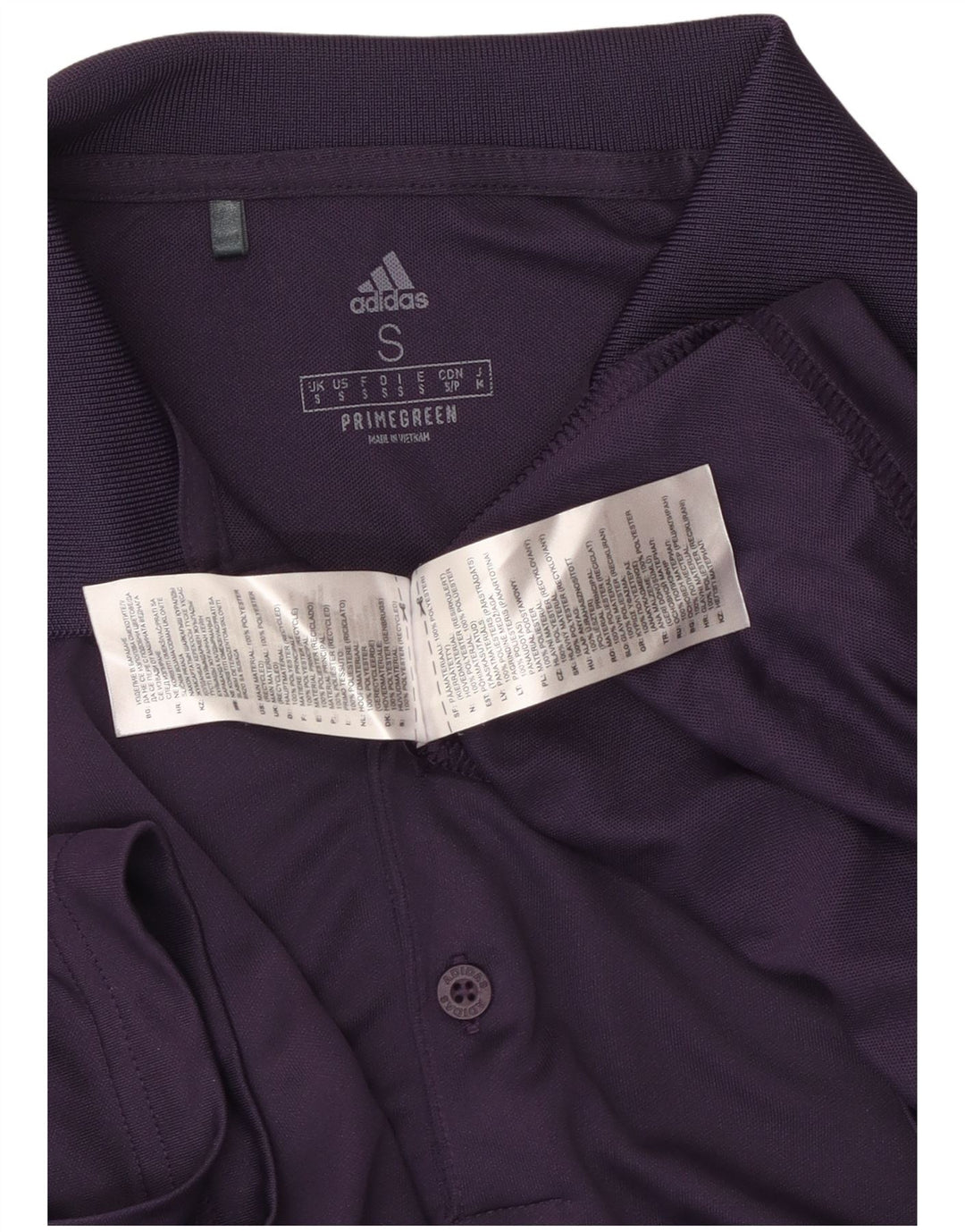 ADIDAS Polo Primegreen Homme Petit Violet Polyester