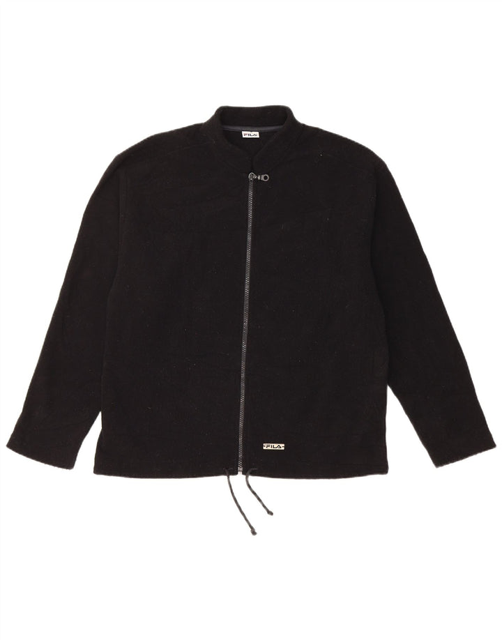 Fila Veste polaire femme UK 16 Large Noir Polyester