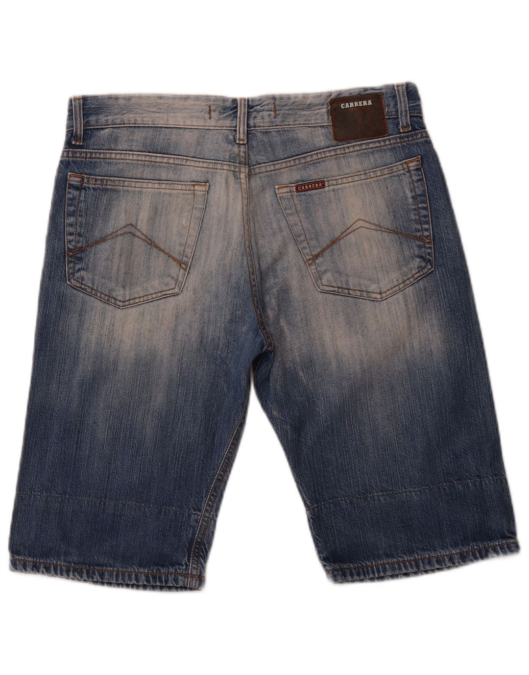 CARRERA Short en jean vieilli pour homme IT 48 Medium W33 Bleu Coton
