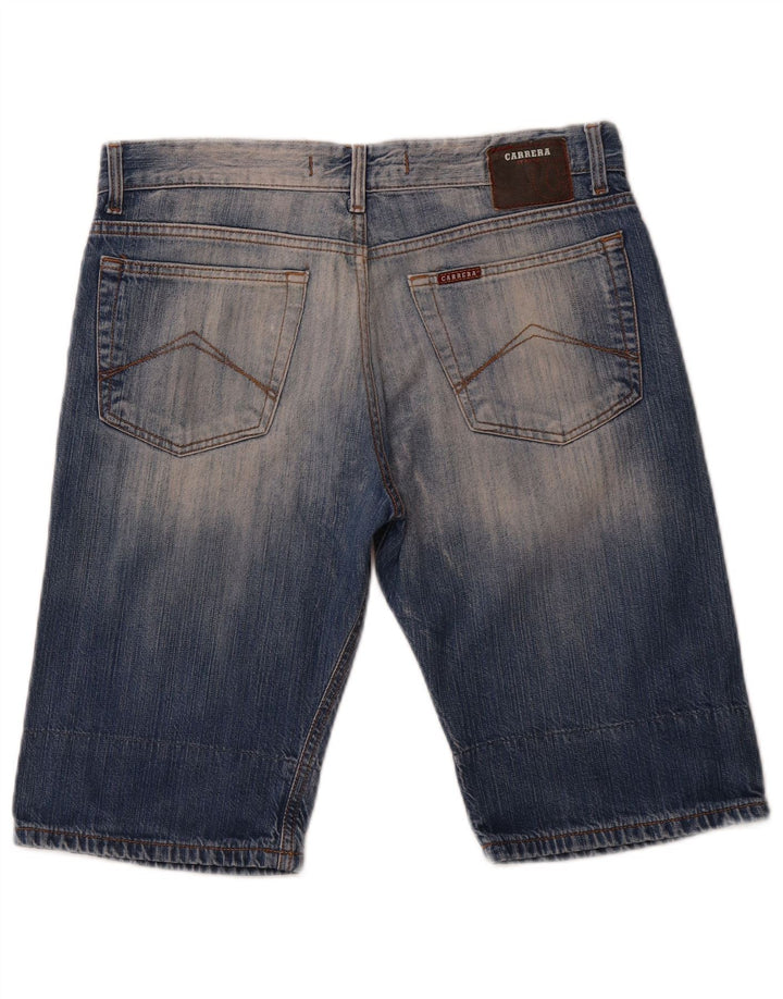CARRERA Short en jean vieilli pour homme IT 48 Medium W33 Bleu Coton