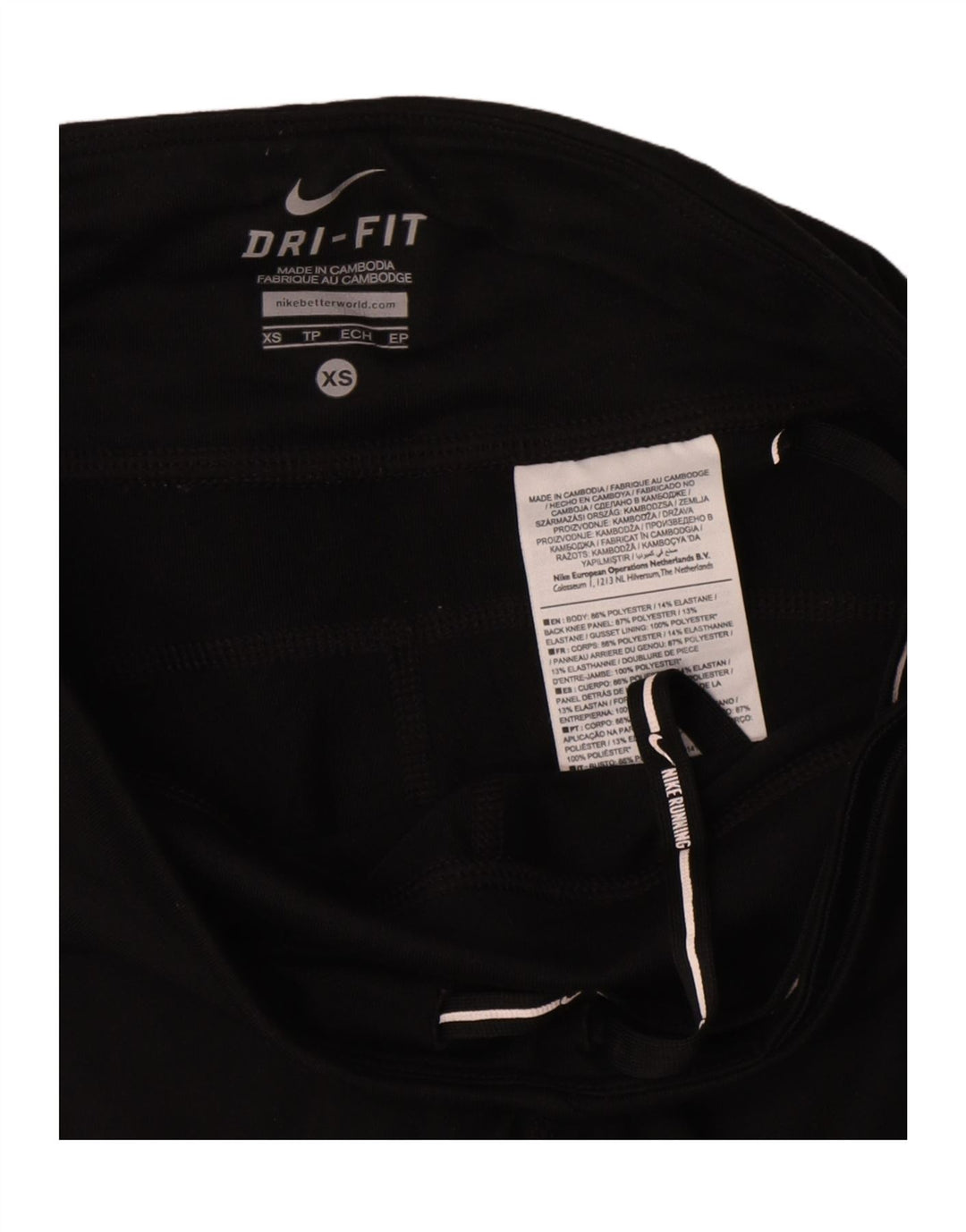 Nike Legging Dri Fit Femme UK 6 XS Noir Polyester