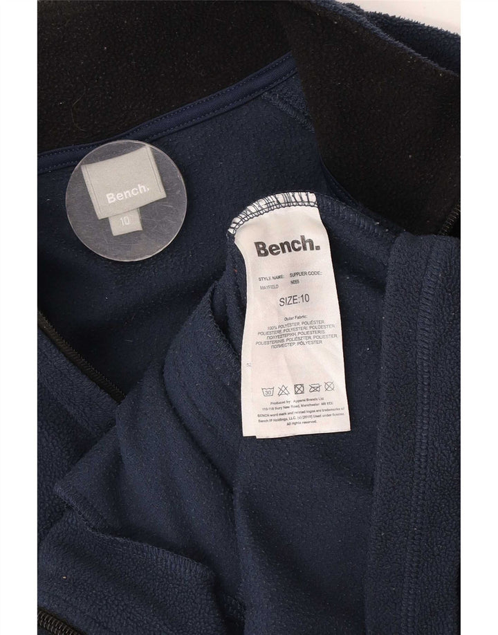 Bench Veste Polaire Femme UK 10 Petit Bleu Marine Polyester