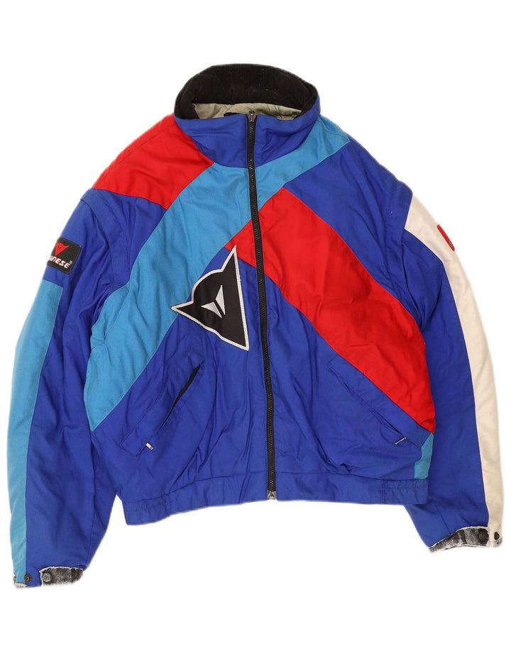 Dainese Mens Graphic Racer Jacket Taille 54 Grand Bleu Colorblock