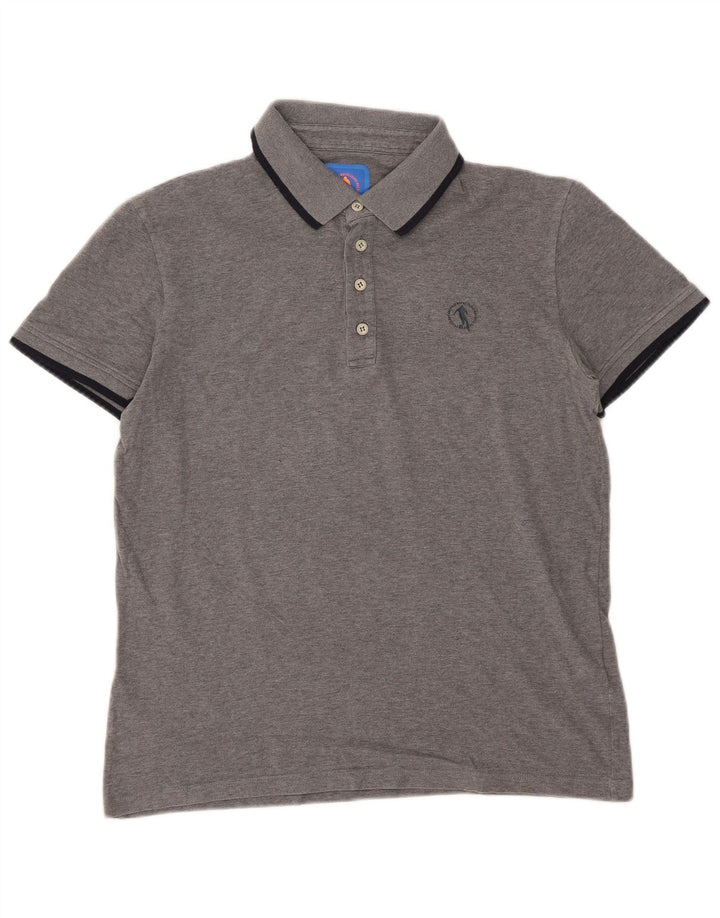 Bikkembergs Polo Homme Grand Gris Coton