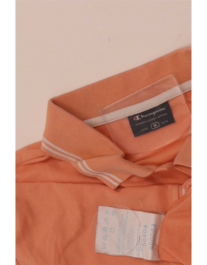Champion Polo Homme Orange Moyen Coton