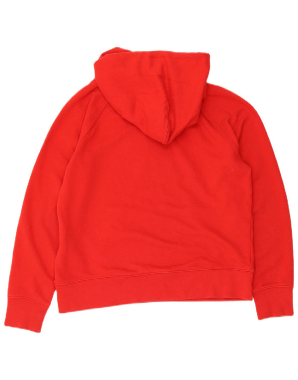 Levi's Womens Graphic Hoodie Jumper UK 10 Small Red Cotton