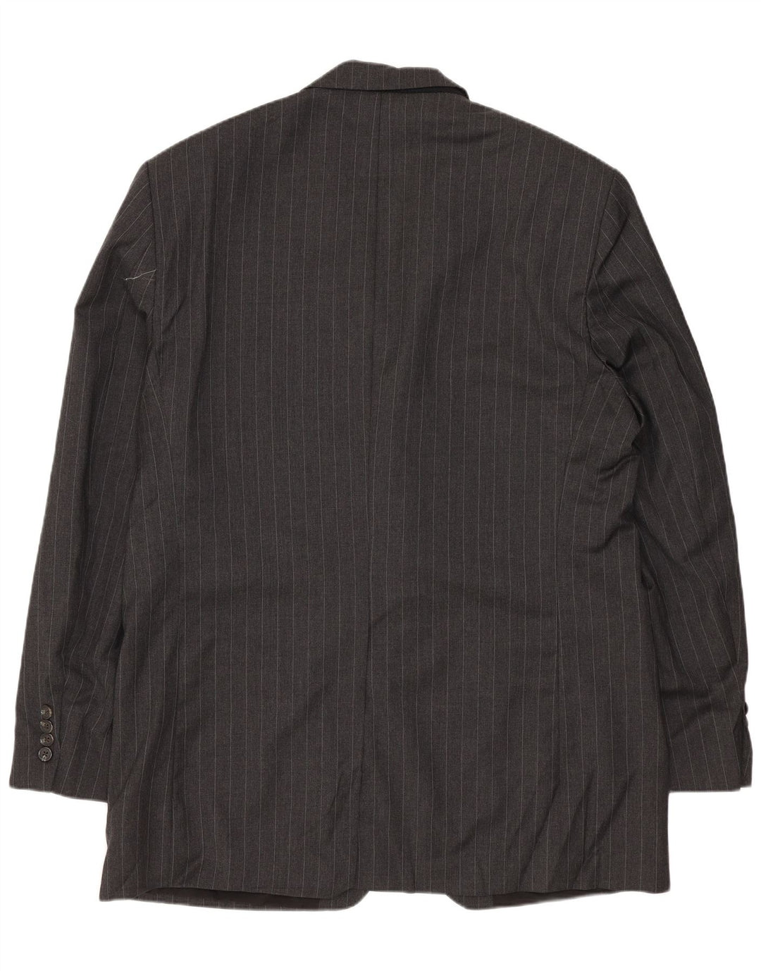 Ralph Lauren Veste blazer à 2 boutons pour homme UK 42 XL en laine à fines rayures grises