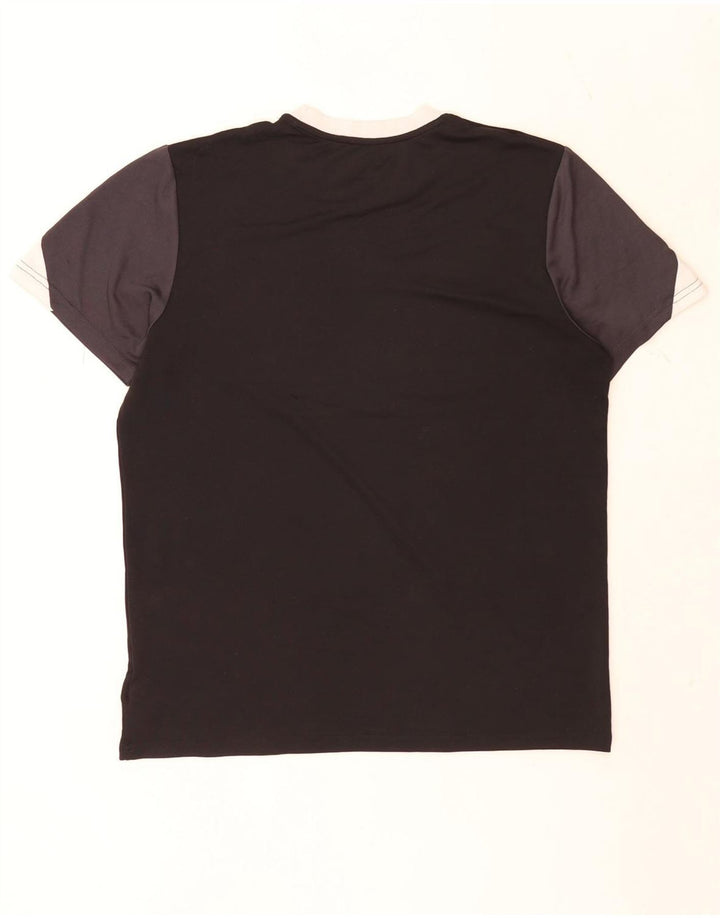 Umbro T-Shirt Homme Haut Large Noir Colorblock Polyester