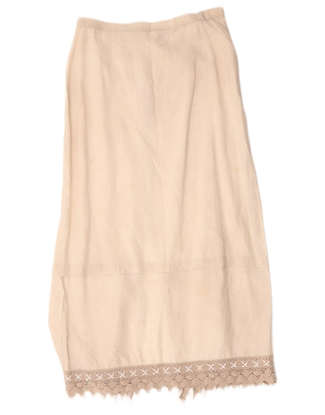 L.Pucci Jupe Midi Femme IT 44 Medium W28 Lin Beige