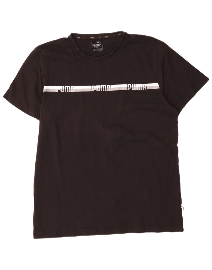 Puma T-shirt graphique pour hommes, grand, noir