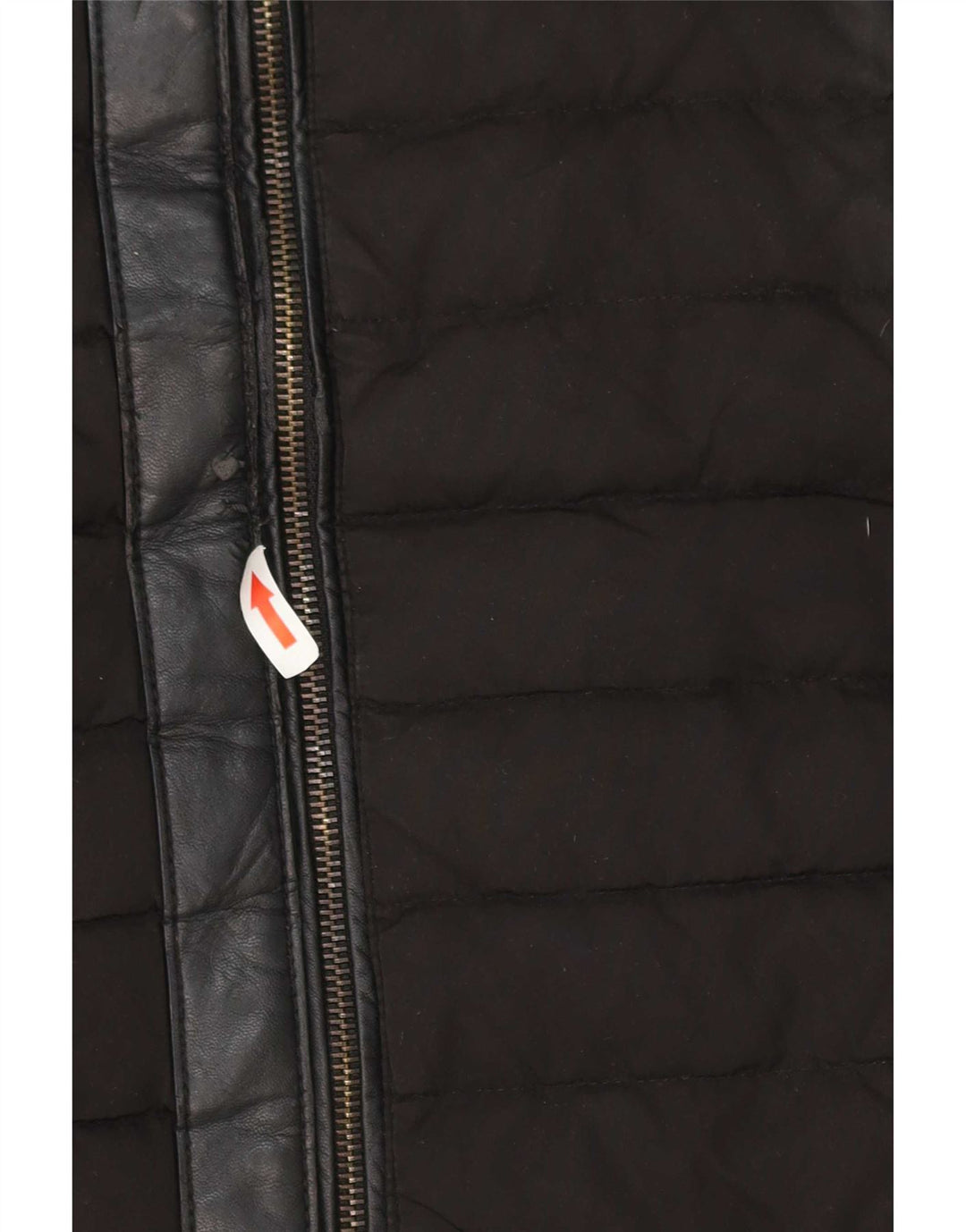 Zara Manteau matelassé surdimensionné à capuche pour femme UK 6 XS Noir