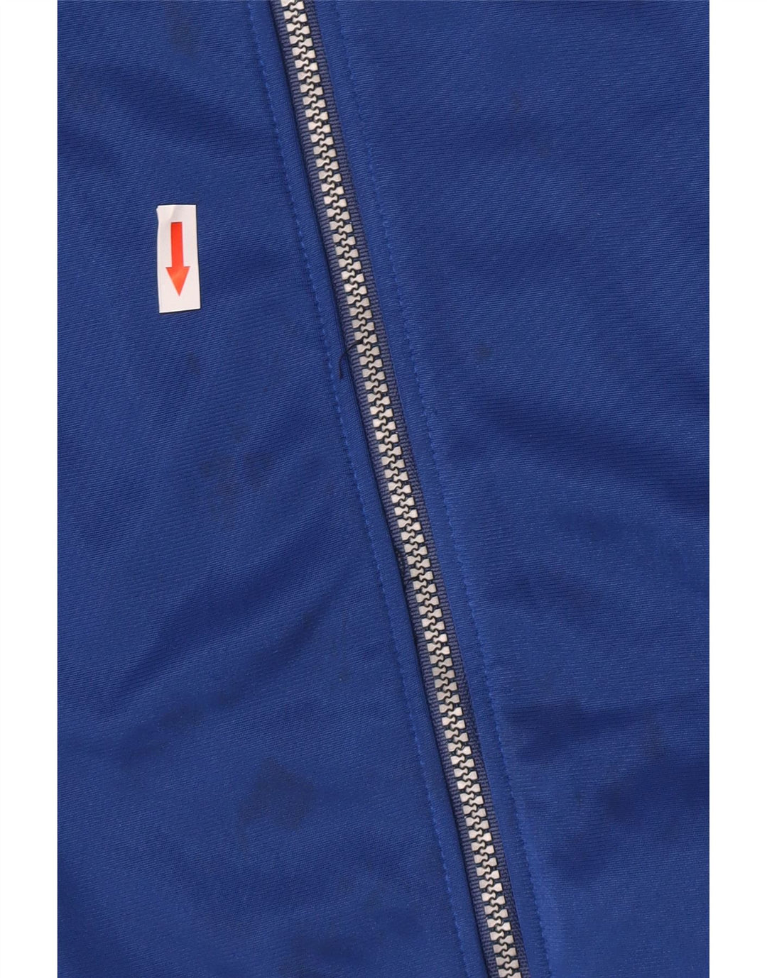 Asics Veste de survêtement graphique pour hommes, grand bleu, polyester color block