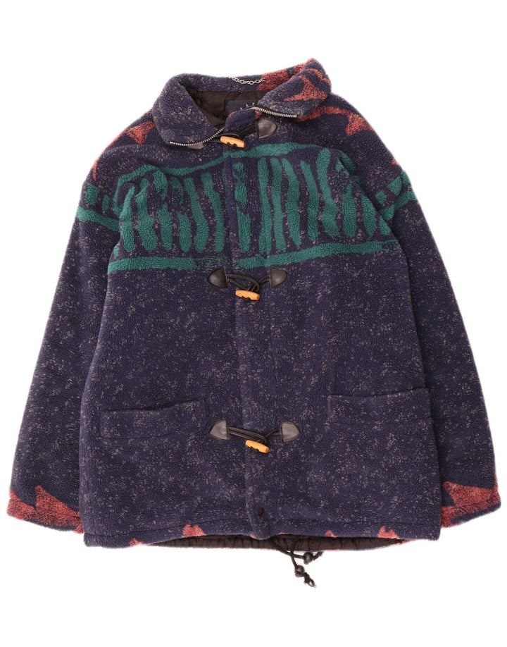 veste polaire homme vintage UK 38 Bleu Marine Moyen Rayé