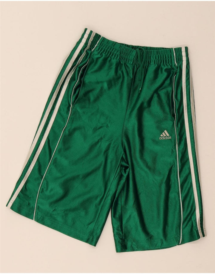 Adidas Short de Sport Garçon 10-11 Ans Vert Moyen Polyester
