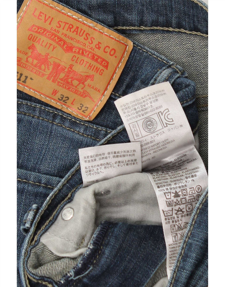 Levi's Jean Slim 511 Homme Bleu W32 L32 Coton