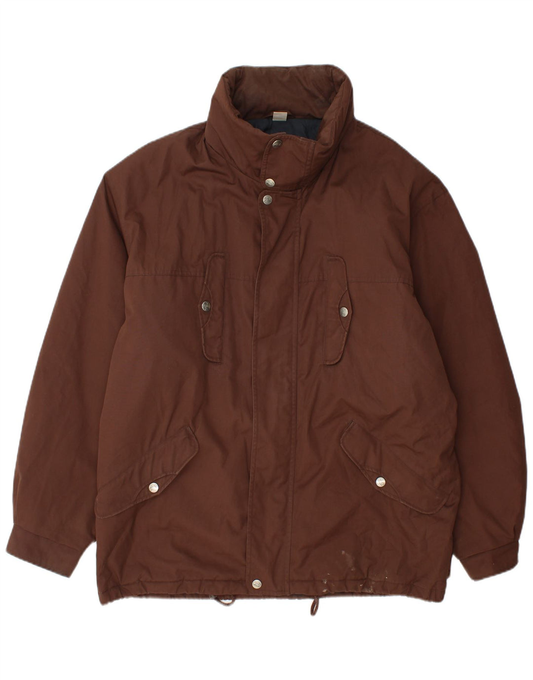 FILA Veste utilitaire à capuche Magic Line pour homme IT 50 Large Marron Polyester