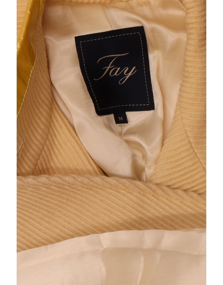 Fay Manteau Femme UK 12 Laine Beige Moyen