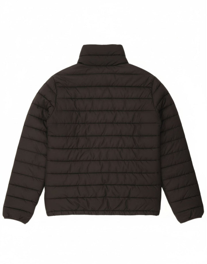 HOLLISTER Mens Padded Jacket UK 38 Medium Black Polyester