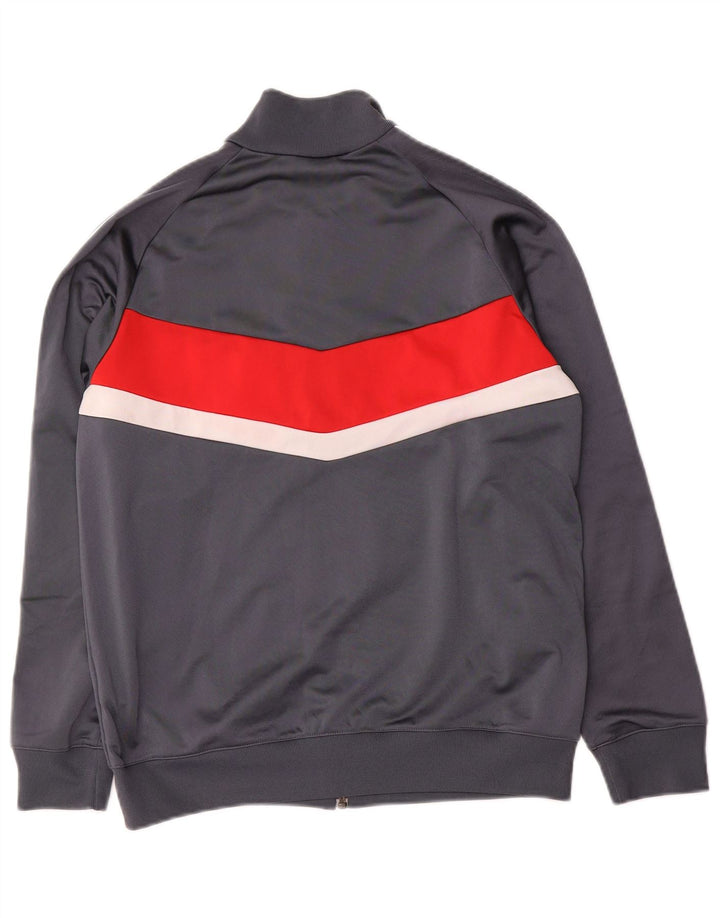 Adidas Veste de survêtement pour homme Petit Gris Colorblock Polyester