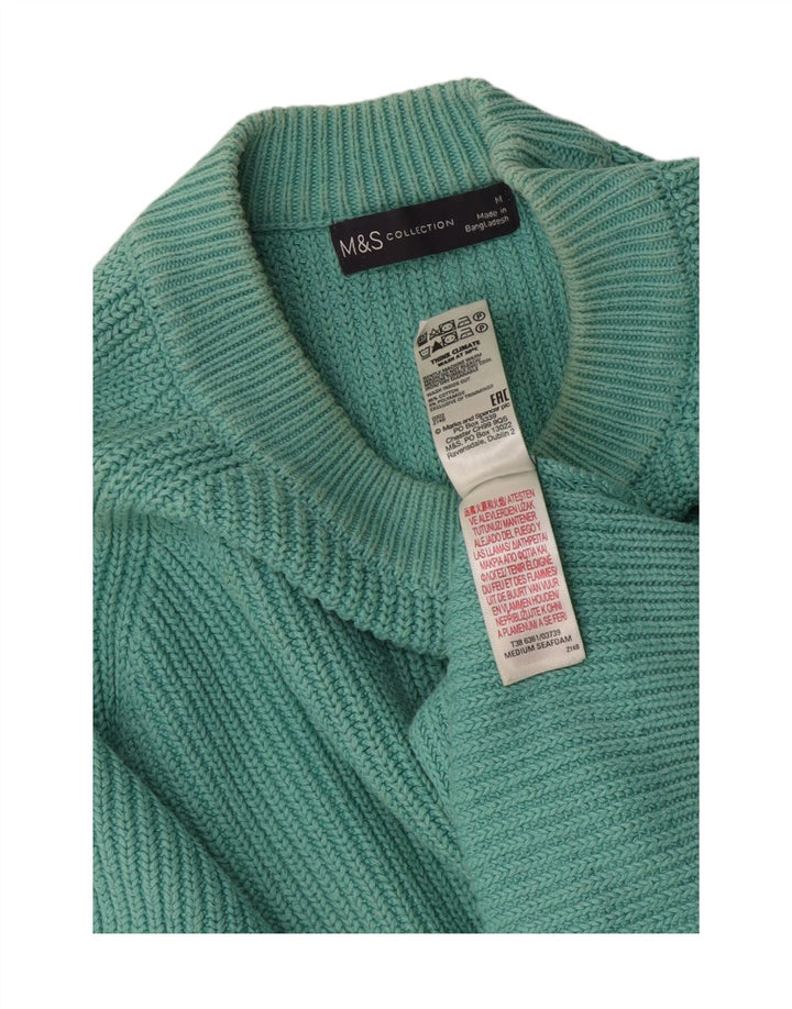 Marks & Spencer Pull ras du cou pour femme UK 14 Turquoise moyen