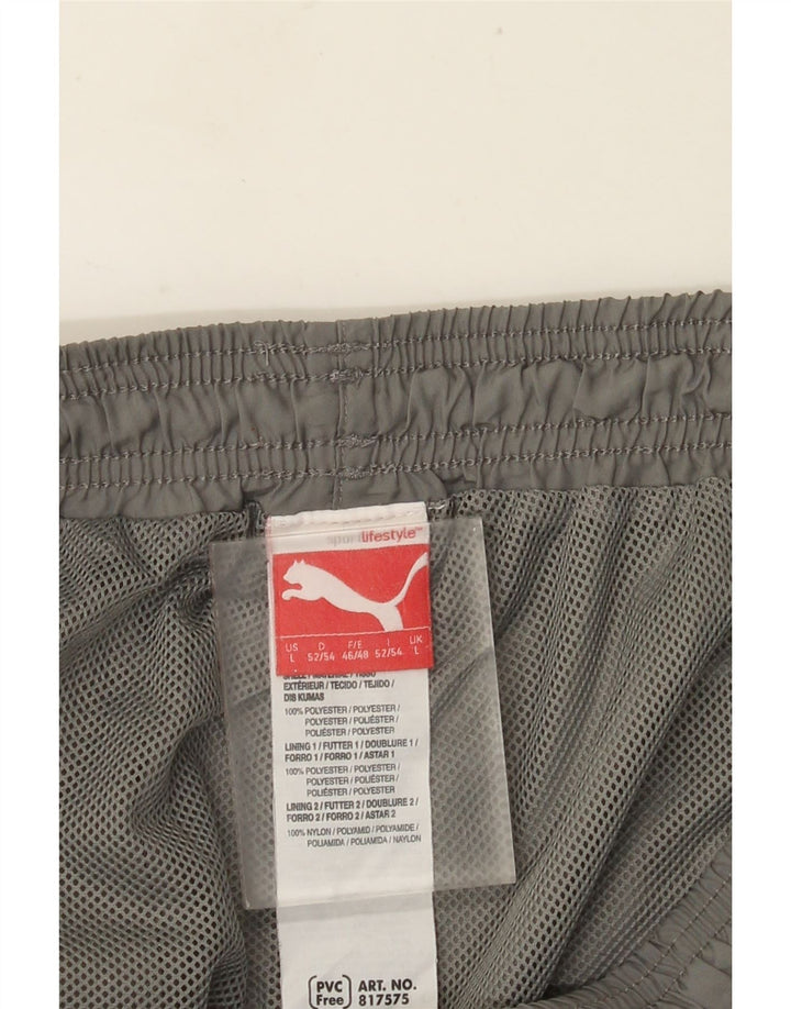 PUMA Pantalon de survêtement pour homme Pantalon de jogging Large Gris Polyester