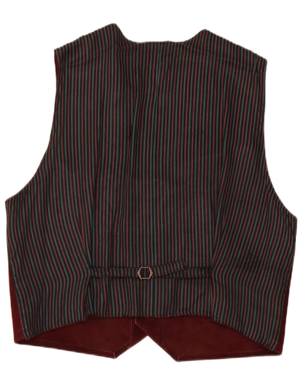 gilet en daim homme vintage XL Bordeaux