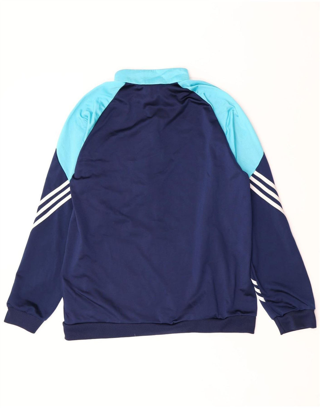 Adidas Veste de survêtement pour homme XL Bleu marine Colorblock Polyester