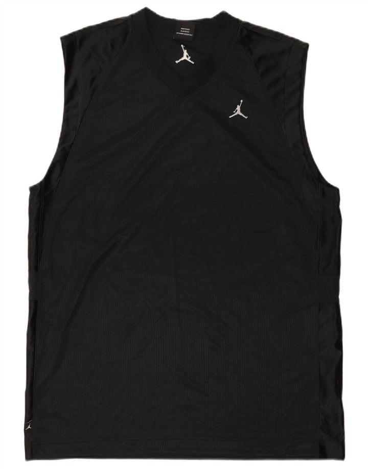 Jordan Débardeur Homme Noir Moyen Polyester