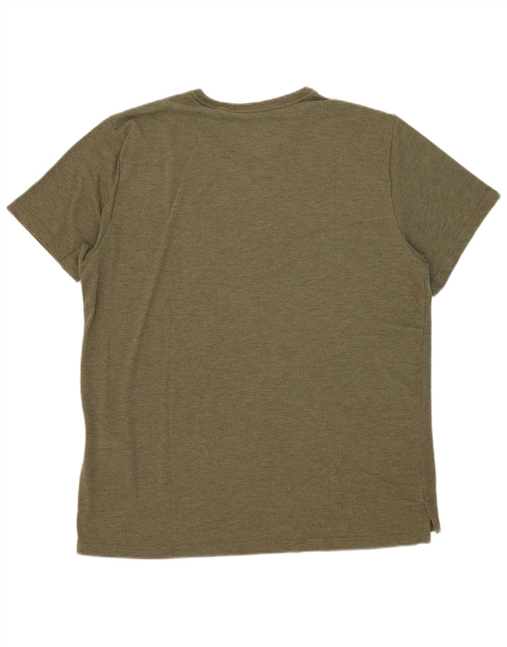Nike Hommes Dri Fit T-Shirt Haut XL Vert Polyester