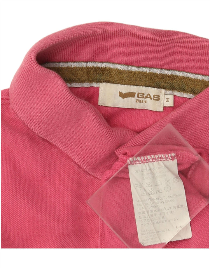 Gas Polo Homme Rose Moyen Coton