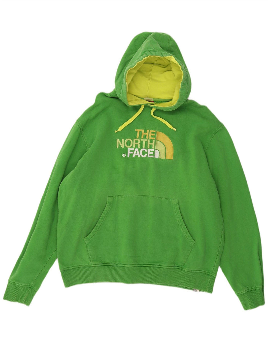 THE NORTH FACE Pull à capuche graphique pour homme XL en coton vert