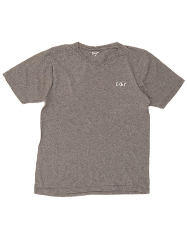 Dkny T-Shirt Homme Gris Moyen Coton