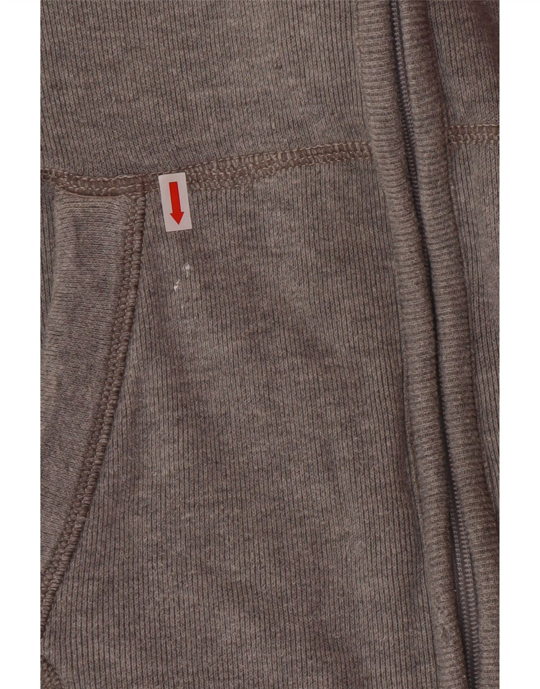 ABERCROMBIE & FITCH Veste de survêtement graphique pour femme UK 16 Large Gris