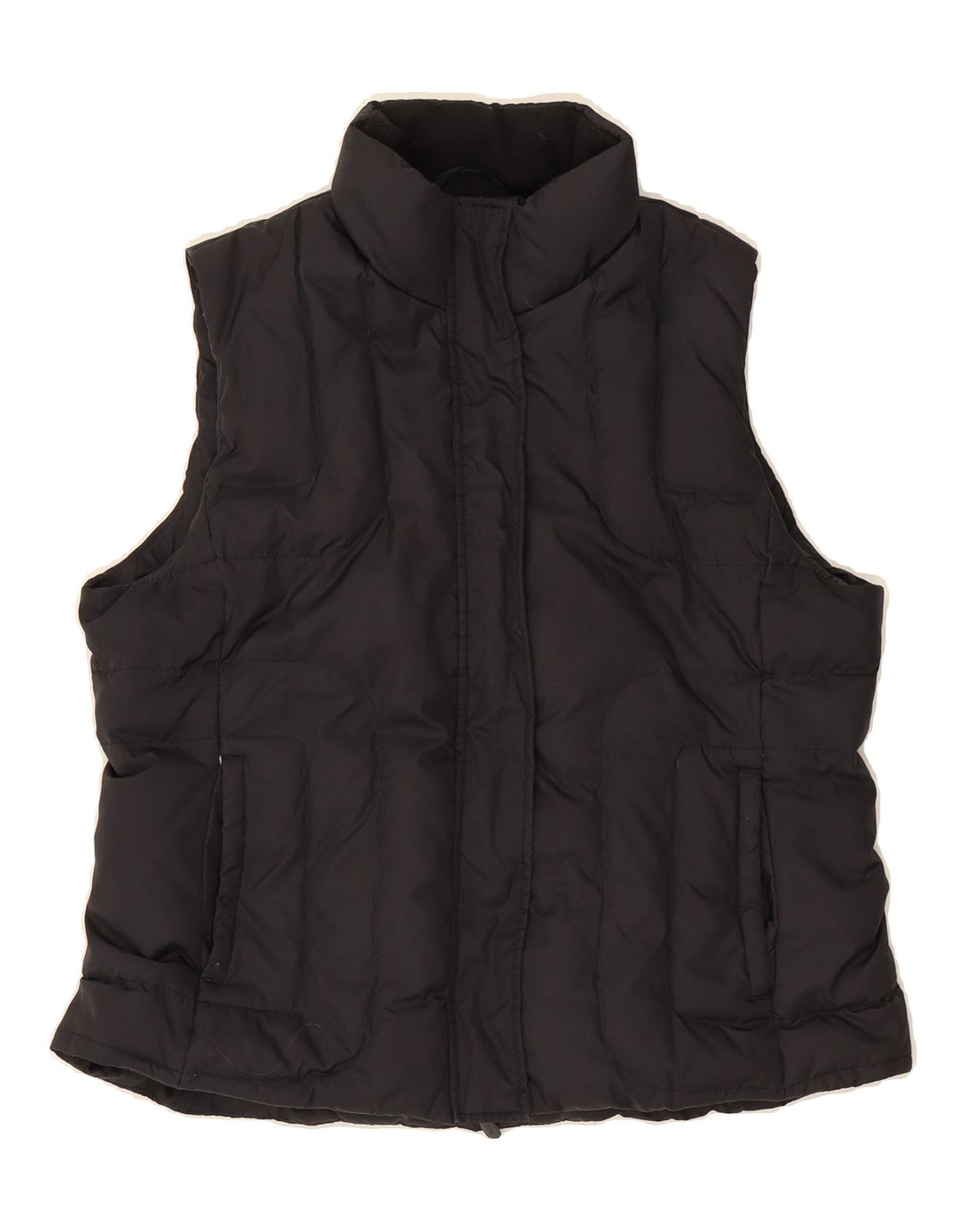 ESPRIT Womens Padded Gilet UK 16 Large Black Polyester Vintage Esprit and Second-Hand Esprit from Messina Hembry 