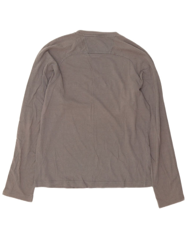 Champion Haut Graphique à Manches Longues Homme Gris Moyen Coton