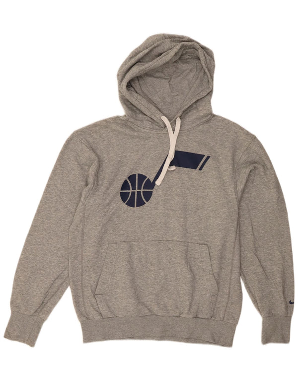 Nike Utah Jazz Graphic Sweat à capuche en coton gris chiné pour homme Taille S