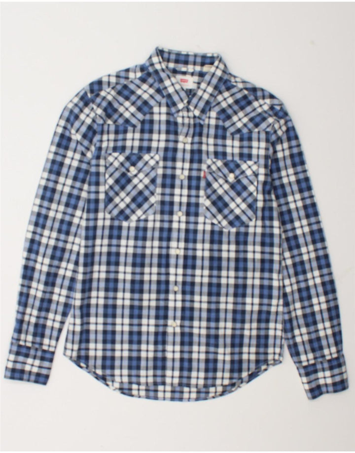 Levi's Chemise Homme Petit Carreau Bleu Coton