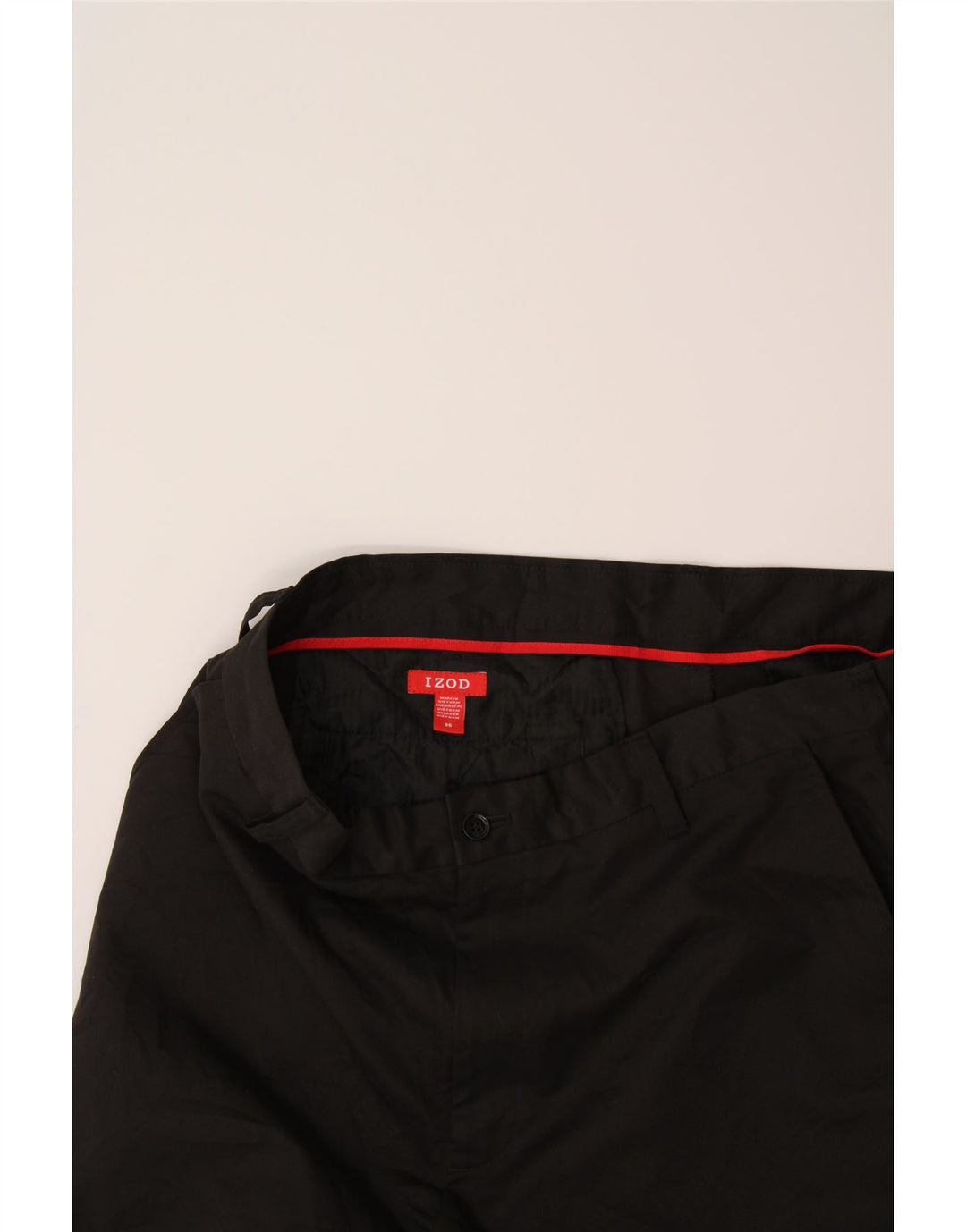 IZOD Womens Casual Shorts W36 Large Black Polyester Vintage Izod and Second-Hand Izod from Messina Hembry 