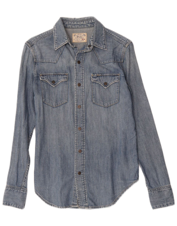 Polo Ralph Lauren Chemise en jean XS Bleu Coton Homme