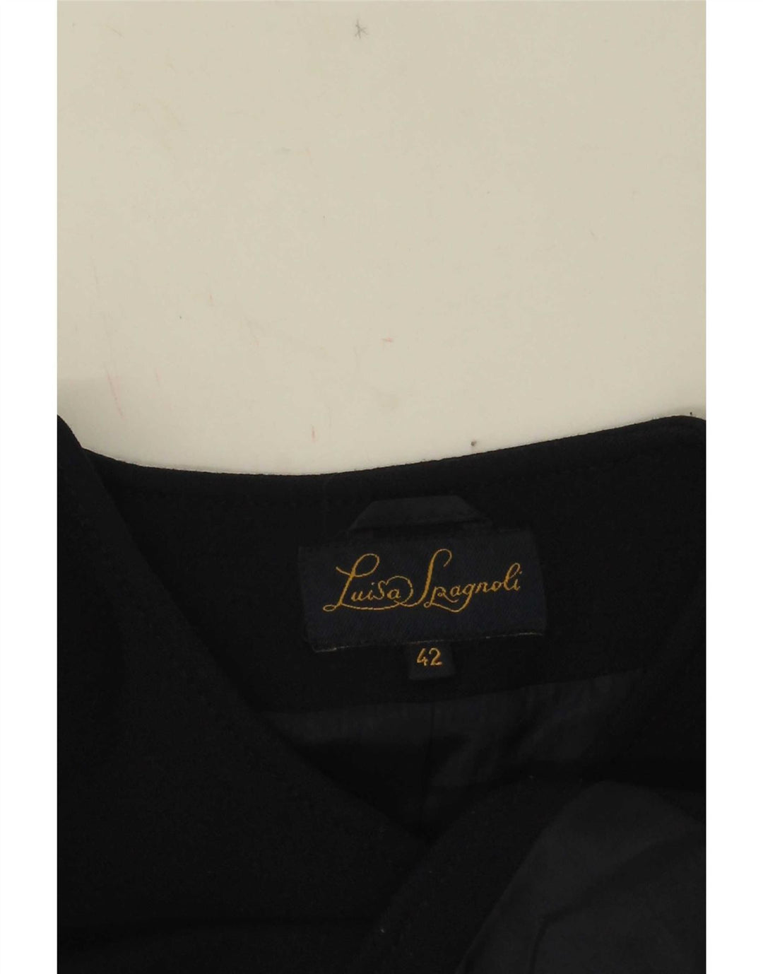 Luisa Spagnoli Veste Blazer Ouverte Femme IT 42 Bleu Marine Moyen