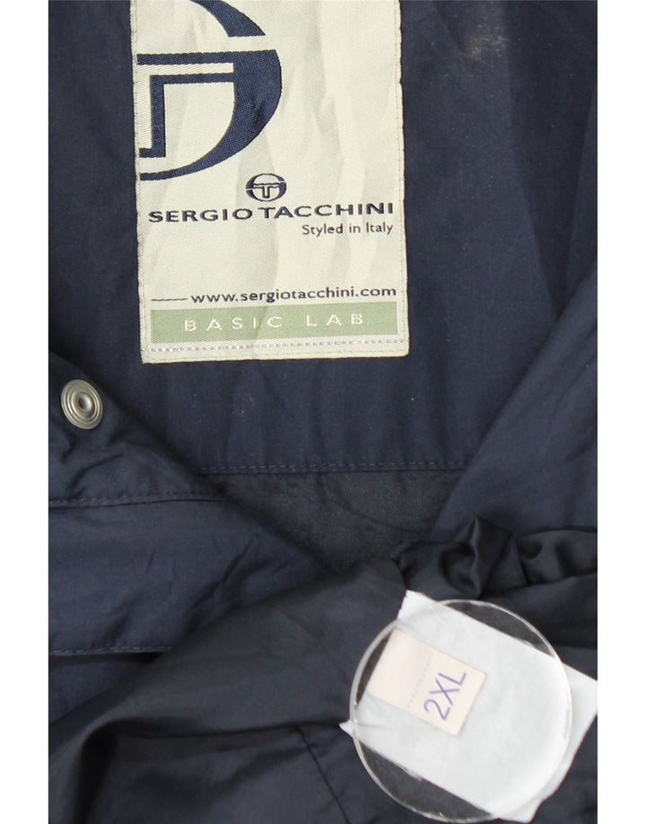 Sergio Tacchini Veste utilitaire pour homme UK 44 2XL Bleu marine