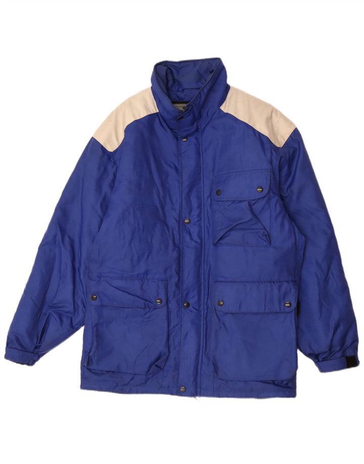 Dainese Veste de course rembourrée pour hommes IT 50 Bleu moyen Colourblock Polyamide